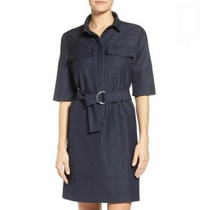 NWOT Halogen Denim Shirtdress